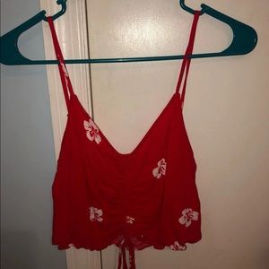 La Hearts Crop Top Floral